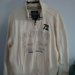 Mens Ecko Unlimited Zip Up Heavy Sweathirt/Long